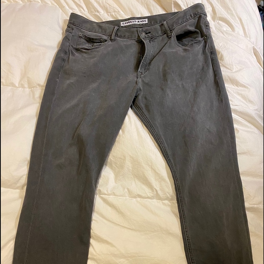 Express Jeans Slim Fit Rocco Black Jeans sz 36/32